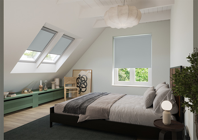 Blackout Roller, Light Grey (Blackout) - Loft Blind - Image 6